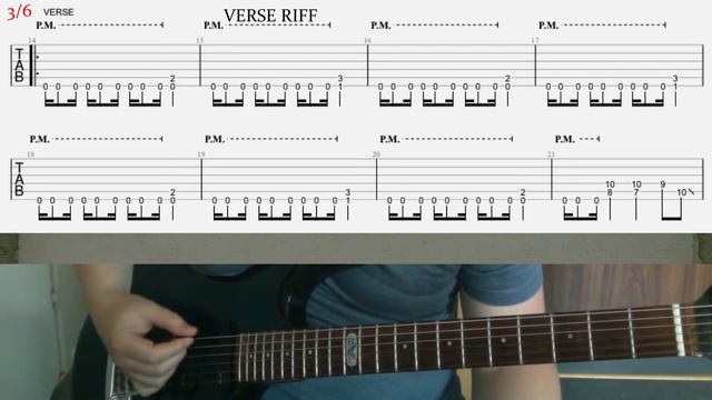 Slayer Blood Red rhythm guitar lesson смотреть онлайн