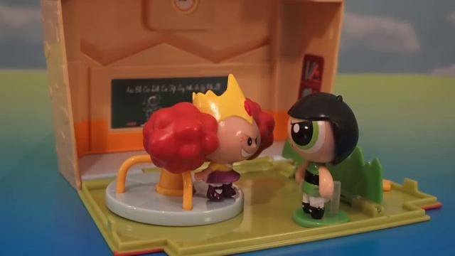 PowerPuff Girls Playsets & Figures Packs Mojo Jojo Princess Morbucks School Jewelry store Unboxing смотреть онлайн