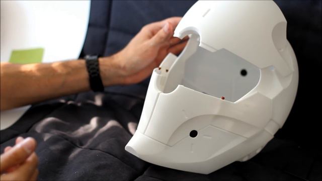 3D Printed Gray Fox Helmet