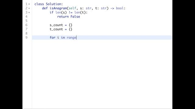 Valid Anagram - LeetCode #242 with python programming смотреть онлайн