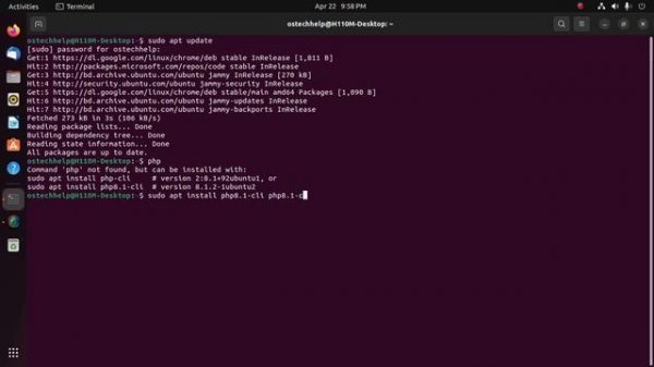 How to install PHP 8.1 on Ubuntu 22.04 LTS