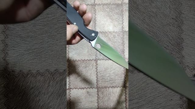 Spyderco Resilience с кастомным клинком из стали M390,твердость 62-63 HRc смотреть онлайн