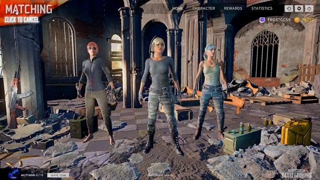 Сквад выходит на охоту в PUBG смотреть онлайн