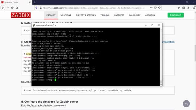 01.11- Instalação e configuração do zabbix server 5.0 debian 10 смотреть онлайн