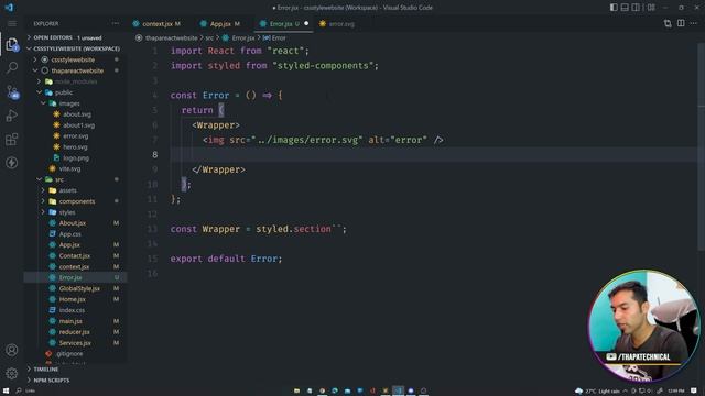 404 Error Page & Go back button ? React Multi-page Website in Hindi #10 смотреть онлайн