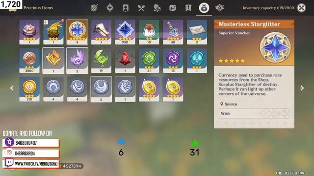 Account Review || Genshin Impact LIVE || Welkin Giveaway On 1.8K SUB || #genshinimpact #india #hind смотреть онлайн