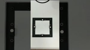 Теневая вытяжка квадратная