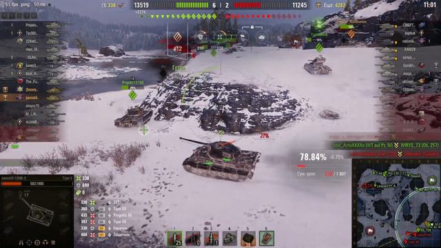 Играем в Мир Танков |Берём отметку на Тигре 2|Донатик в описании !!!!! смотреть онлайн