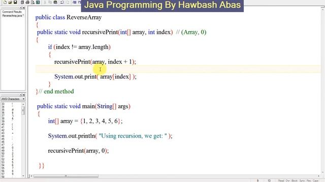 Reverse array by Recursion in java (Kurdish Datastructure in java) by Hawbash Abas..... Part 41 смотреть онлайн