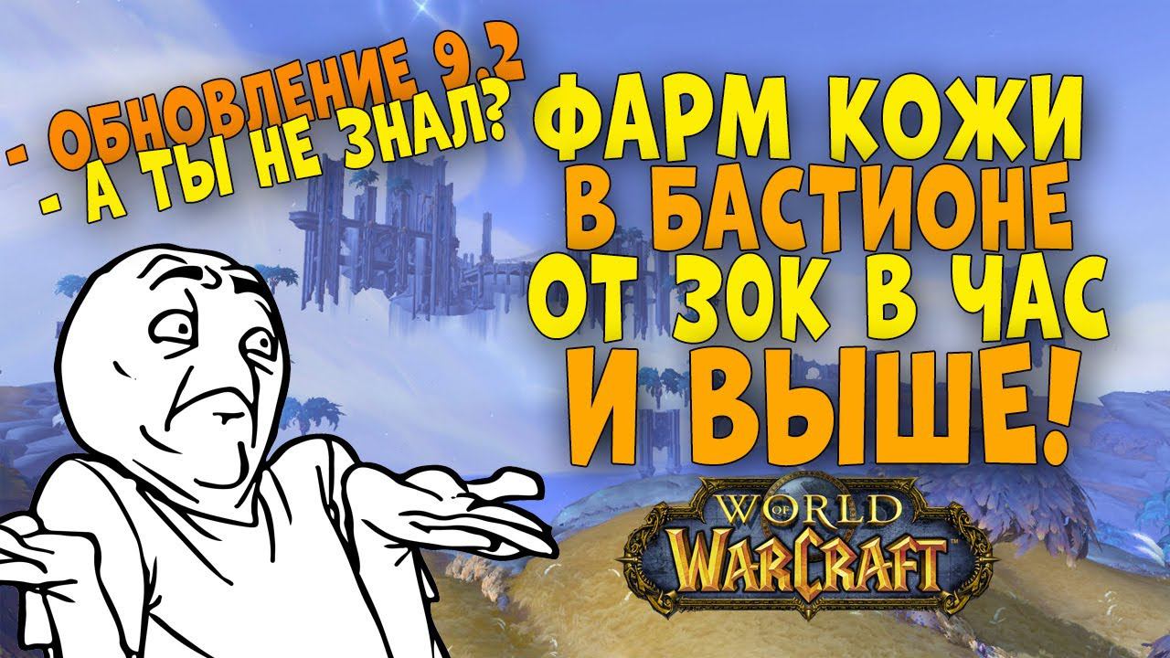 World of Warcraft : Топ споты для фарма кожи в Бастионе. Конец вечности 9.2 смотреть онлайн