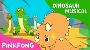 The Cool Horns of Triceratops | Dinosaur Musical | Pinkfong Stories for Children