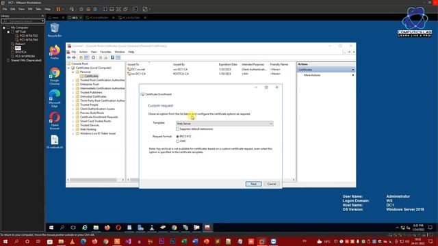 Configure IIS HTTPS Website for specific group access using User Certificate based authentication смотреть онлайн