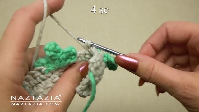HOW to CROCHET 3D ROSE BUD Flower Stitch Pattern by Naztazia смотреть онлайн