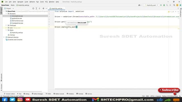 #16 Selenium with Python | Implicitly Wait Method Explained смотреть онлайн