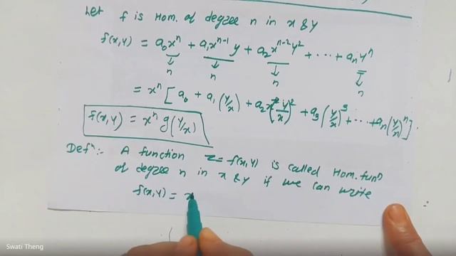 Homogeneous Function and degree|| Partial differentiation engineering mathematics, B.Sc. Maths смотреть онлайн