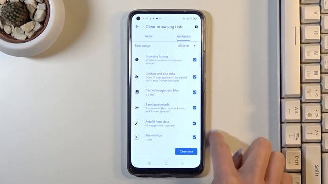 How to Clear Chrome Browsing Data on REALME 8 – Erase Browsing Data смотреть онлайн