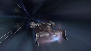 Star Citizen 1440p60 | Drake Cutlass Black in Quantum Travel
