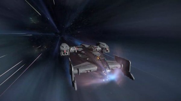 Star Citizen 1440p60 | Drake Cutlass Black in Quantum Travel