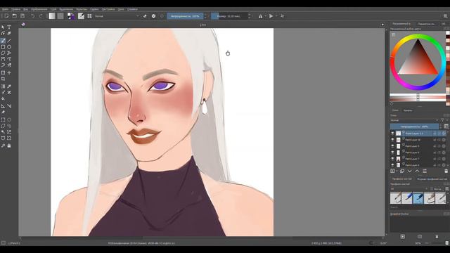 | Speedpaint | стилизованный портрет