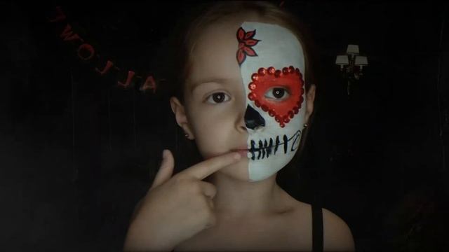 макияж на хеллоуин/ детский макияж на Halloween смотреть онлайн