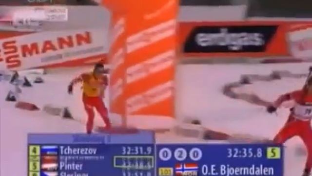 Бьорндален - 20 км - Эстерсунд 2006 смотреть онлайн