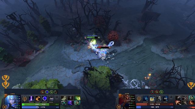 Dota 2 Luna VS Sven | 7.29d DOTA 2 Battle смотреть онлайн