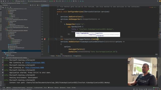 DistributedProgramming2021 | S1P29 | Add a Loggerfactory To see SQL Queries смотреть онлайн