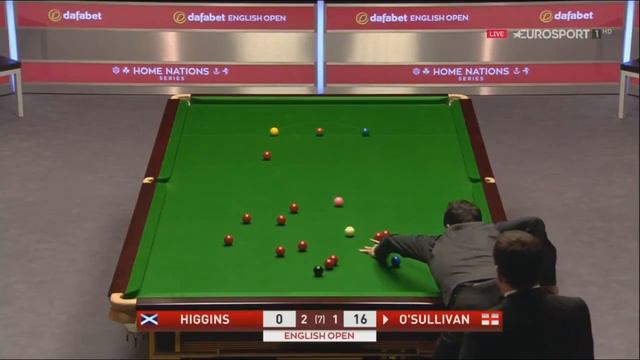 Ronnie O'Sullivan vs John Higgins English Open Snooker 2017 Last 16 смотреть онлайн