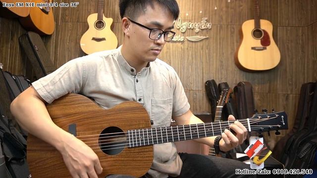 Guitar ENYA EM X1 mini Size 3/4 Dáng Nhỏ Gọn Có EQ Biểu Diễn Rất Hay l Thân Nguyễn Guitar смотреть онлайн