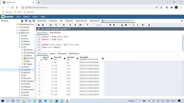 3. How to Update Data in a Table | The UPDATE Query смотреть онлайн