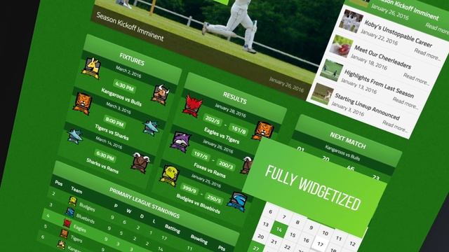 Emblem - Beautifully Detailed SportsPress WordPress Theme for Cricket & Other Sports Teams смотреть онлайн