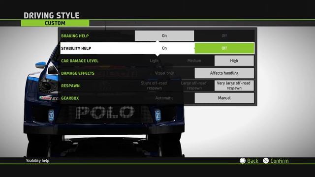 WRC 5 FIA World Rally Championship Settings смотреть онлайн