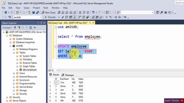 SQL UPDATE Statement | SQL Server Tutorial for Beginners смотреть онлайн