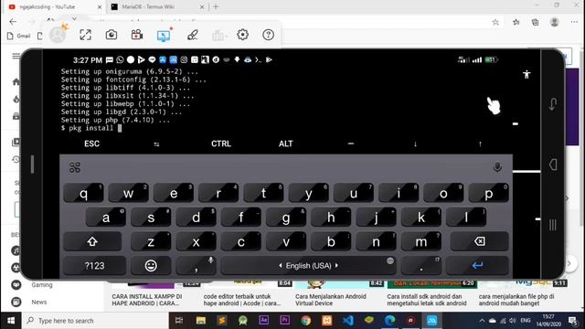 CARA INSTALL XAMMP DI ANDROID | CARA INSTALL FITUR XAMPP DI HAPE ANDROID | TUTORIAL TERMUX смотреть онлайн