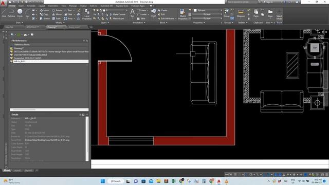 #AutoCAD 2D Furniture Drawing for interior Design _ 1 смотреть онлайн
