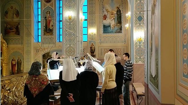 Стихиры на "Господи воззвах" воскресные, гл. 2-й и святых гл. 5-й и 6-й. Регент Екатерина Артюхова. смотреть онлайн