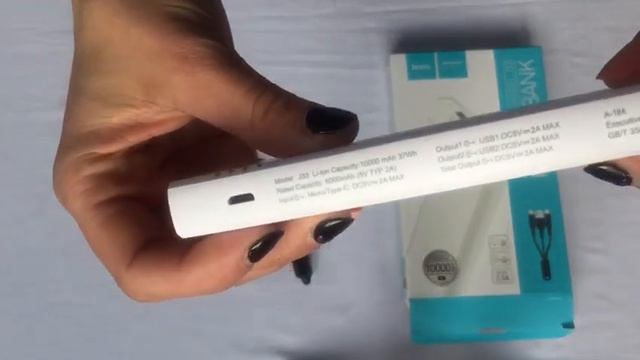 Внешний аккумулятор HOCO 10000mAh 2 USB дисплей J33 смотреть онлайн