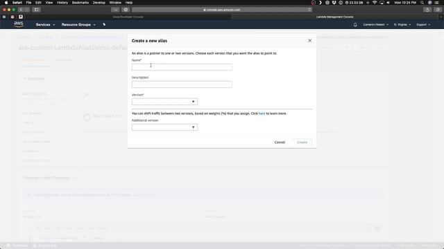 Lambda Versioning and Aliases with Alexa Skill смотреть онлайн