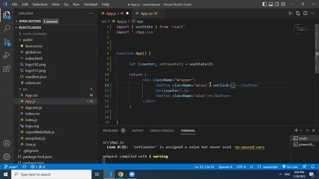 counter app in react | react js tutorials in telugu | use state hook in react | react js #reactjs смотреть онлайн