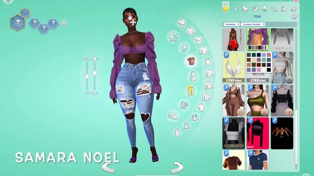 SHORT HAIR CUT BADDIE | THE SIMS 4 CREATE A SIM | SIMS LOOK BOOK + CC FOLDER DOWNLOAD | Melanin Sim смотреть онлайн
