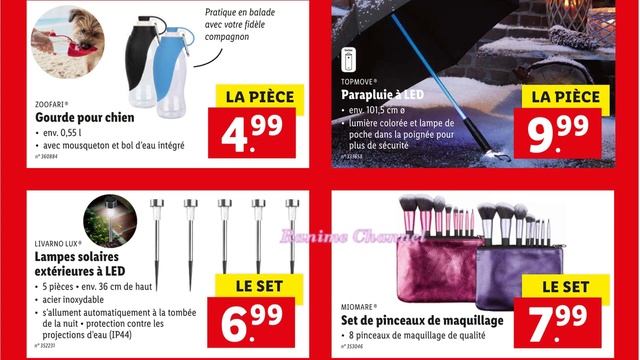 Lidl Catalogue du 18 au 23 Octobre 2021 - Arrivage Lidl смотреть онлайн