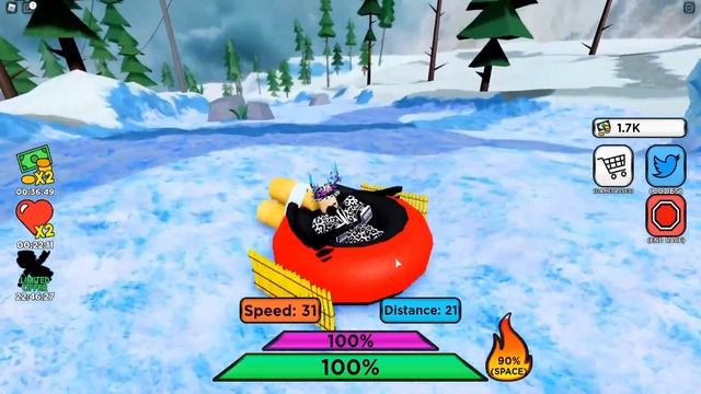 СИМУЛЯТОР БЕЗУМНЫХ САНЕЙ Sled Simulator(роблокс) смотреть онлайн
