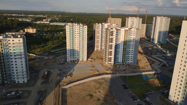 Новая Охта - 2 этап строительства. 16.07.2019 смотреть онлайн
