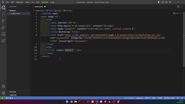 Bootstrap 5 Crash Course Lesson #8 - Jumbotrons & Alerts смотреть онлайн