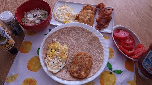 The Perfect Simple Breakfast | Easy Breakfast Recipes | TikTok Tortilla Wrap смотреть онлайн