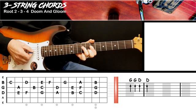 Doom And Gloom - The Rolling Stones | GUITAR LESSON | Triad Chords