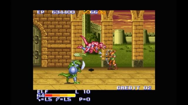 Super Nintendo (Snes) 16-bit The King of Dragons Stage 9 In The Castle