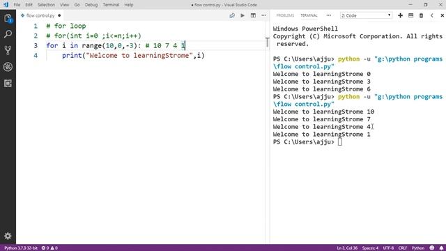 Lecture 19:- Concept of loops in python -3 || LearningStrome Academy смотреть онлайн
