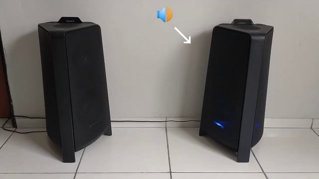 SAMSUNG SOUND TOWER - Teste de 2 caixas Samsung modelo MX-T55 no modo TWS! смотреть онлайн