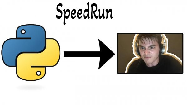 SPEEDRUN Programming | two python programs